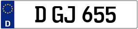 Truck License Plate